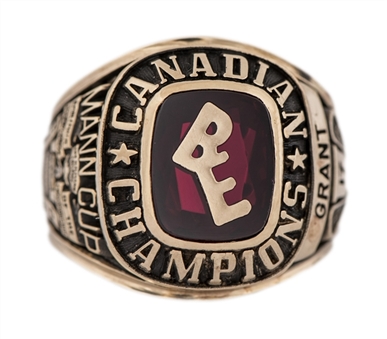 1992 Brampton Excelsiors Canadian League Lacrosse Championship Ring
